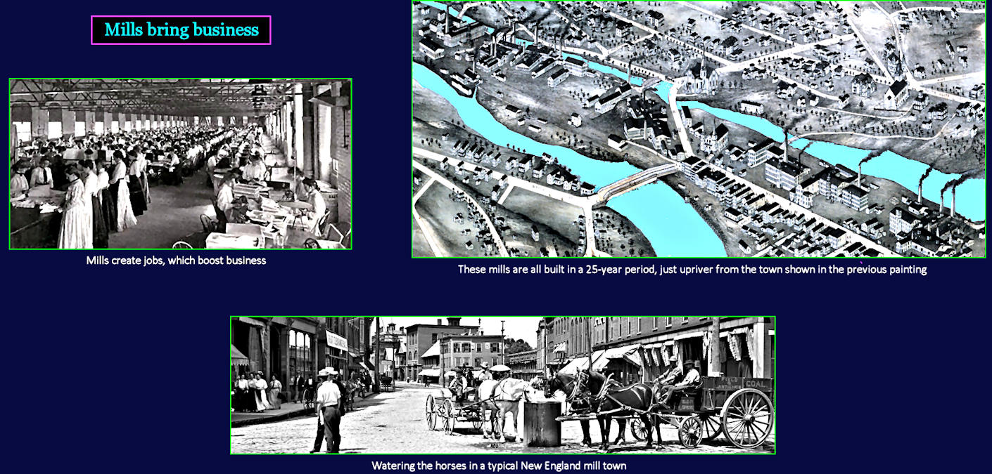 Mill towns and jobs, 1910